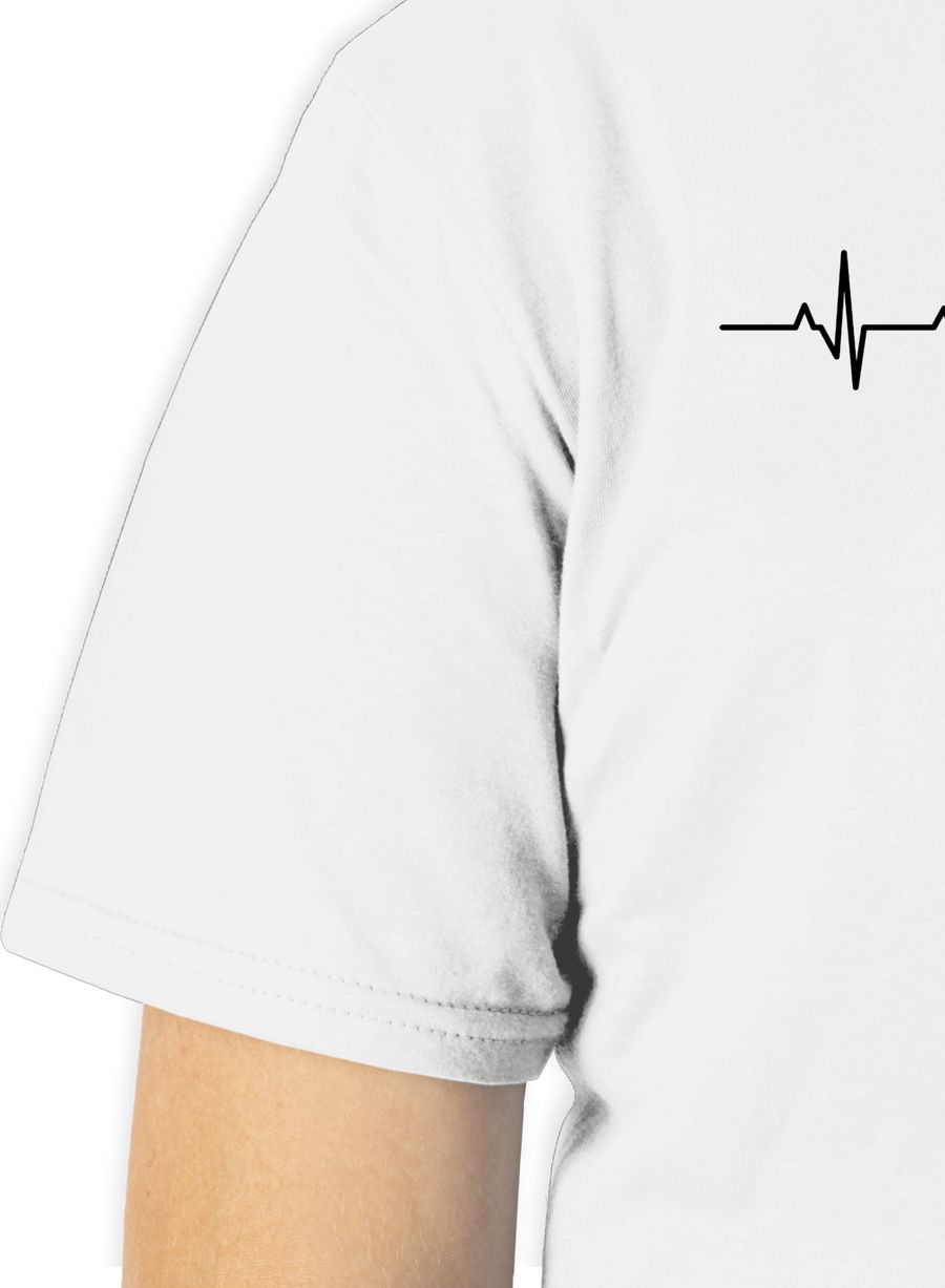 Shirtracer Herzschlag Fahrrad - Schwarz Shirts & Mehr Shirtracer