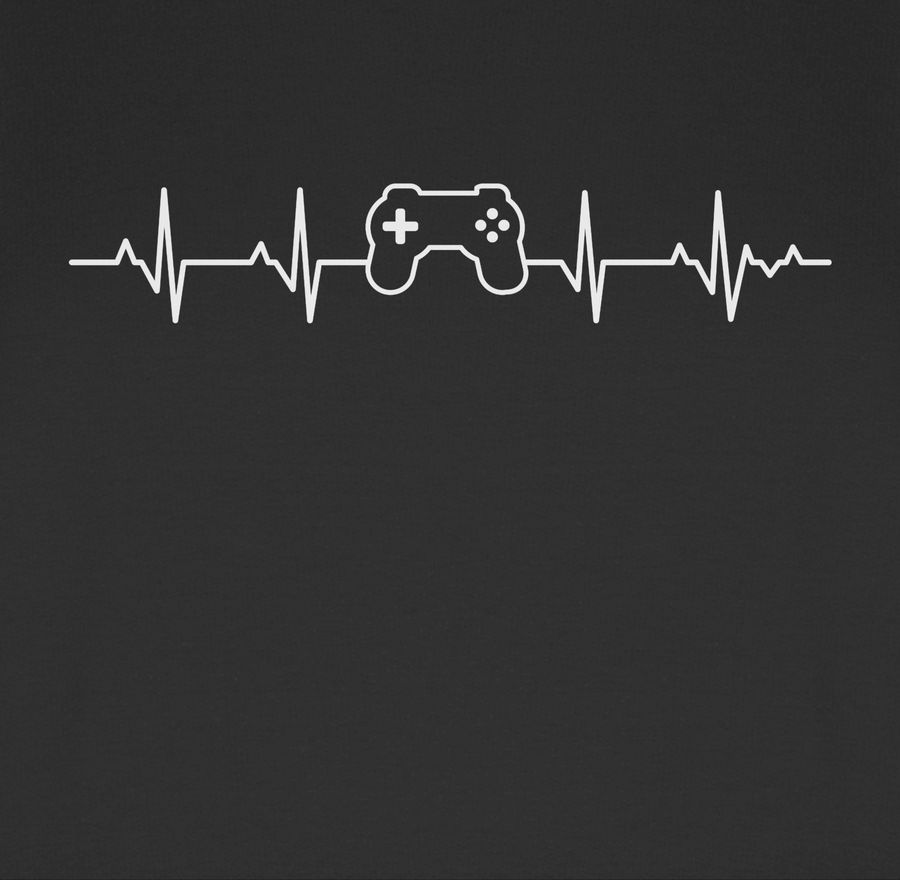 Shirtracer Herzschlag Gaming Controller Shirts & Mehr Shirtracer