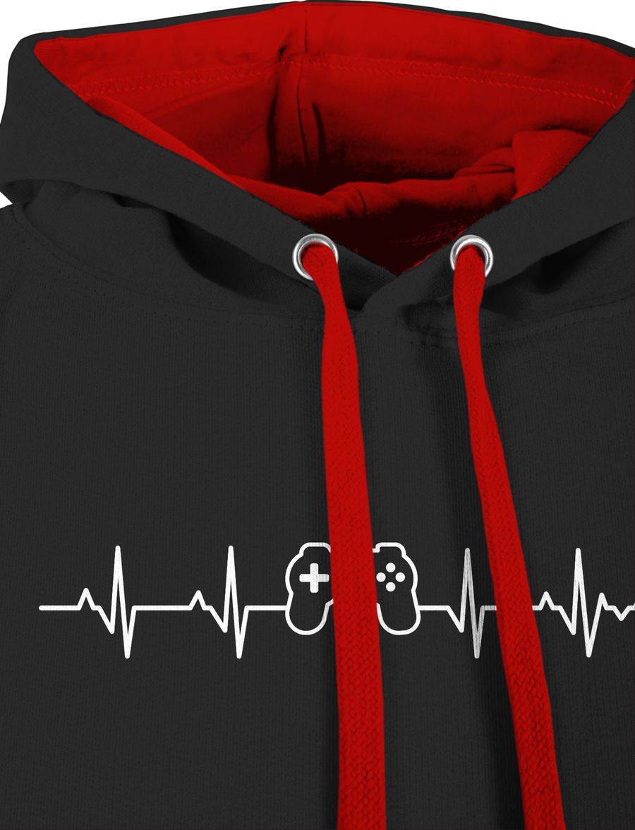 Shirtracer Herzschlag Gaming Controller Shirts & Mehr Shirtracer