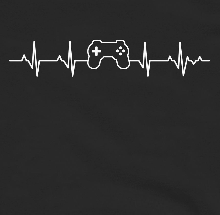 Shirtracer Herzschlag Gaming Controller Shirts & Mehr Shirtracer