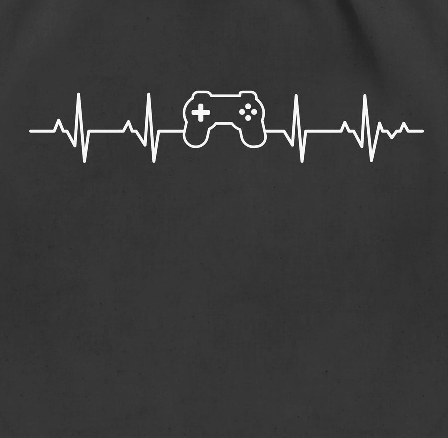Shirtracer Herzschlag Gaming Controller Shirts & Mehr Shirtracer