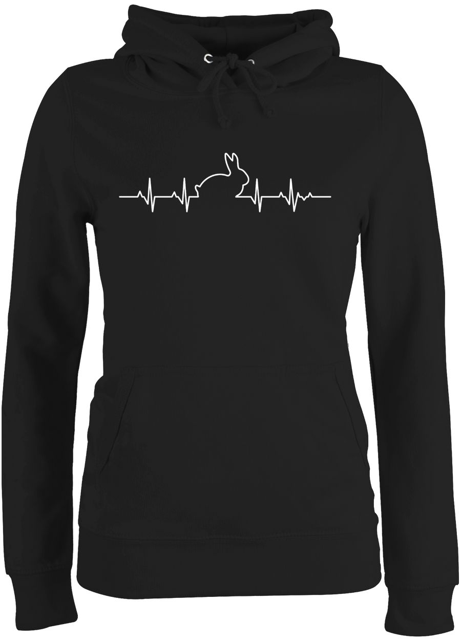 Shirtracer Herzschlag Hase: T-Shirt Rucksack Shirtracer