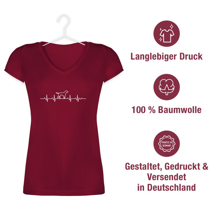 Shirtracer Herzschlag Hund: Tshirt Gym Bag Shirtracer
