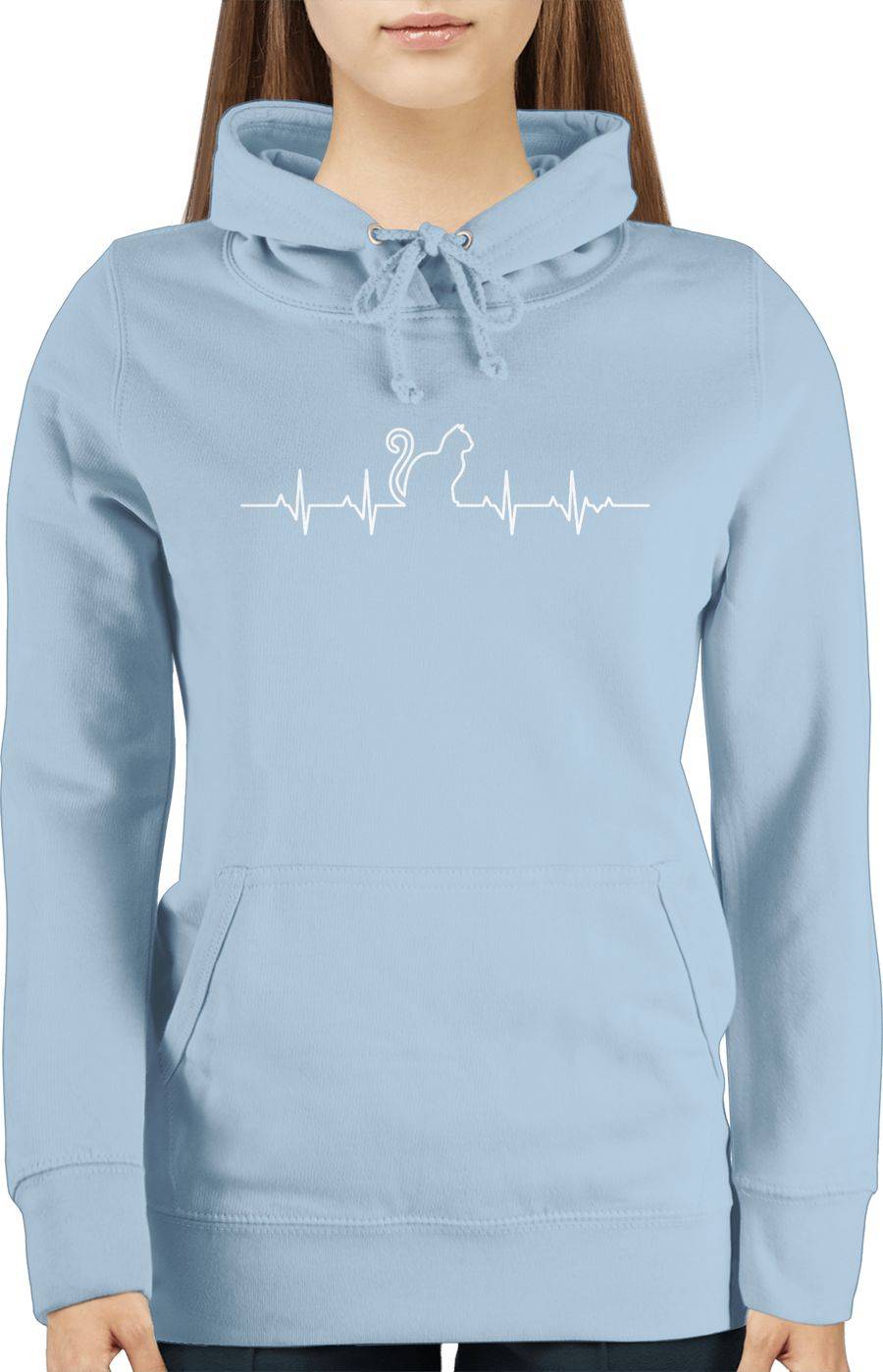 Shirtracer Herzschlag Katze: Tshirt Gym Bag Shirtracer