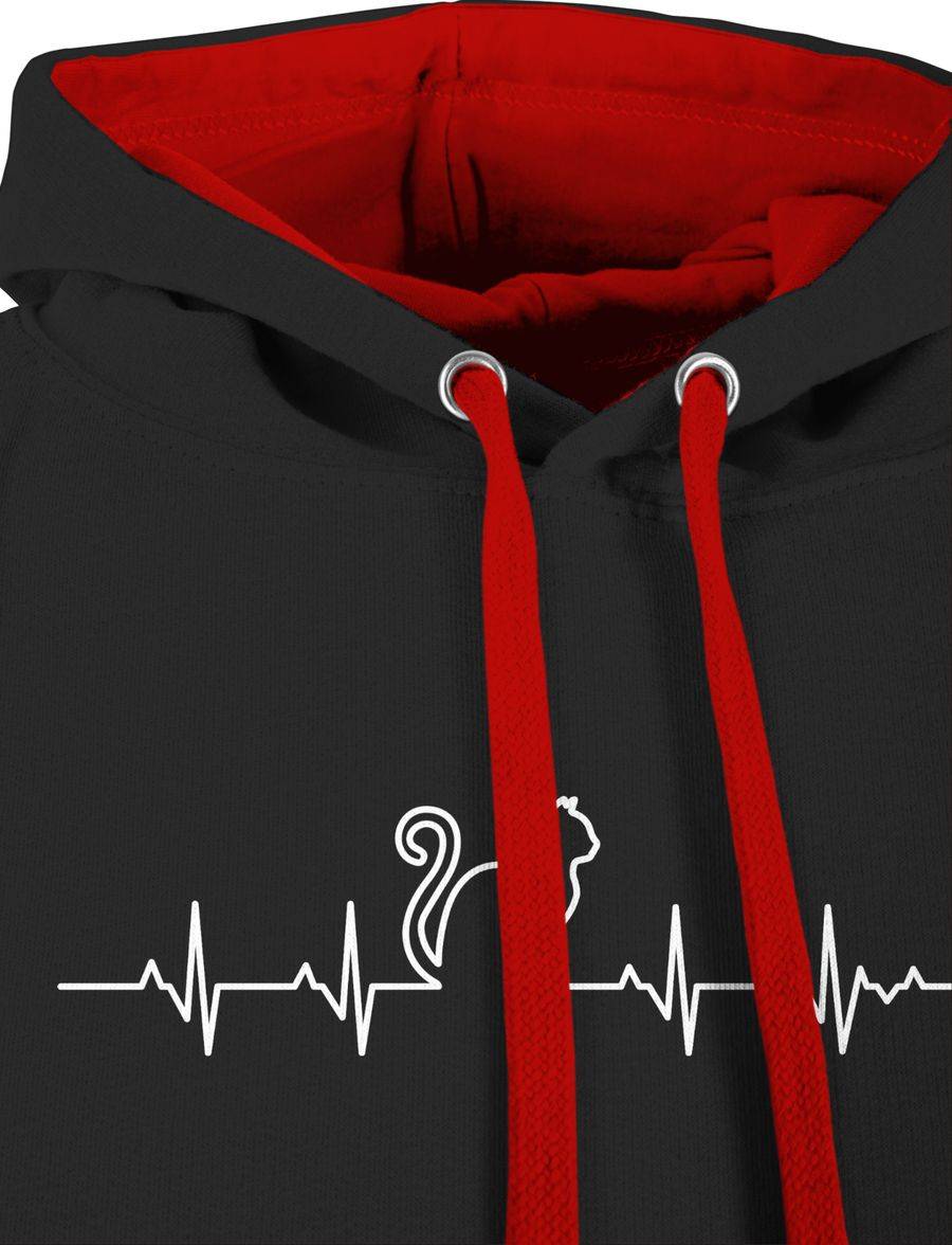 Shirtracer Herzschlag Katze: Tshirt Gym Bag Shirtracer