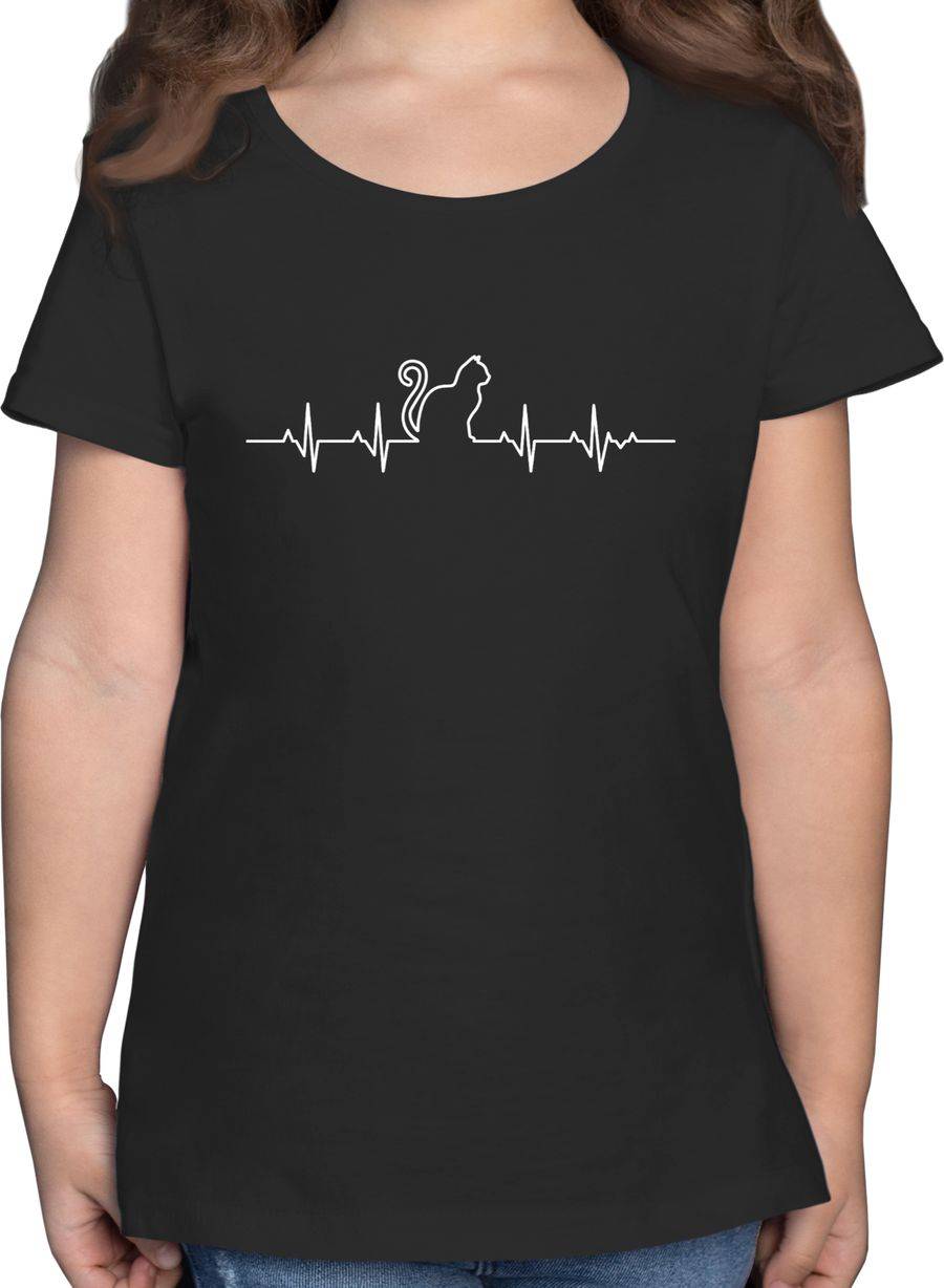 Shirtracer Herzschlag Katze: Tshirt Gym Bag Shirtracer