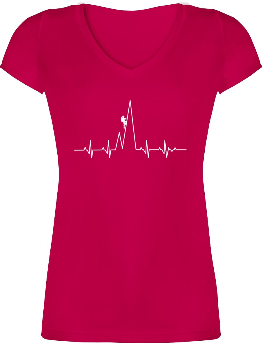 Shirtracer Herzschlag Kletterer Shirts & Mehr Shirtracer