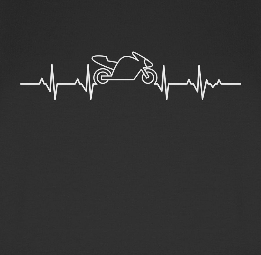 Shirtracer Herzschlag Motorrad: Tshirt Gym Bag Shirtracer