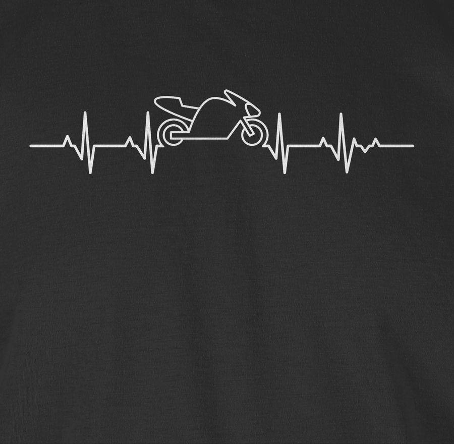 Shirtracer Herzschlag Motorrad: Tshirt Gym Bag Shirtracer