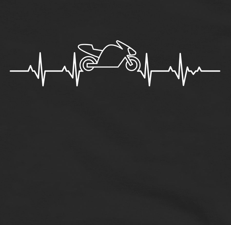 Shirtracer Herzschlag Motorrad: Tshirt Gym Bag Shirtracer