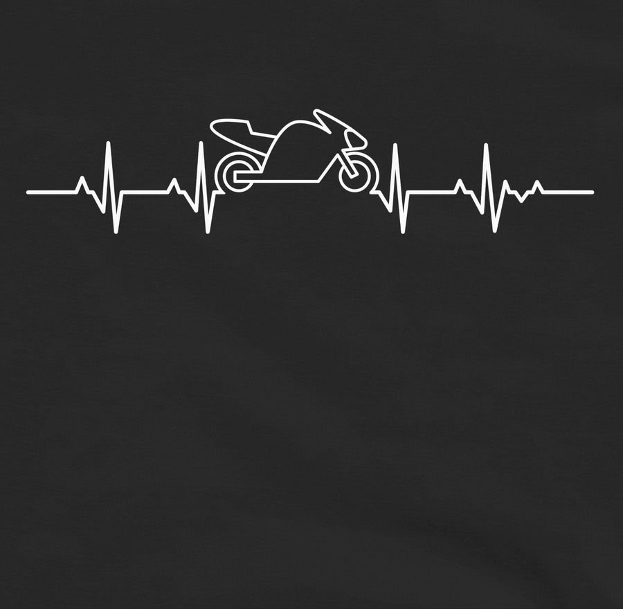 Shirtracer Herzschlag Motorrad: Tshirt Gym Bag Shirtracer