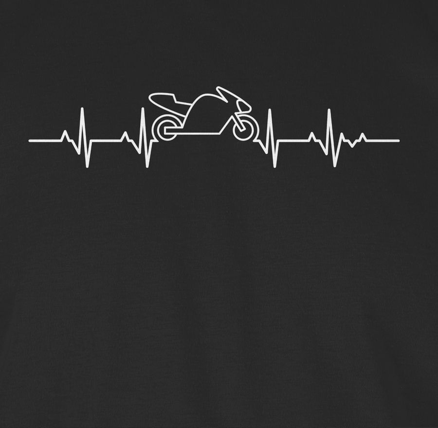 Shirtracer Herzschlag Motorrad: Tshirt Gym Bag Shirtracer