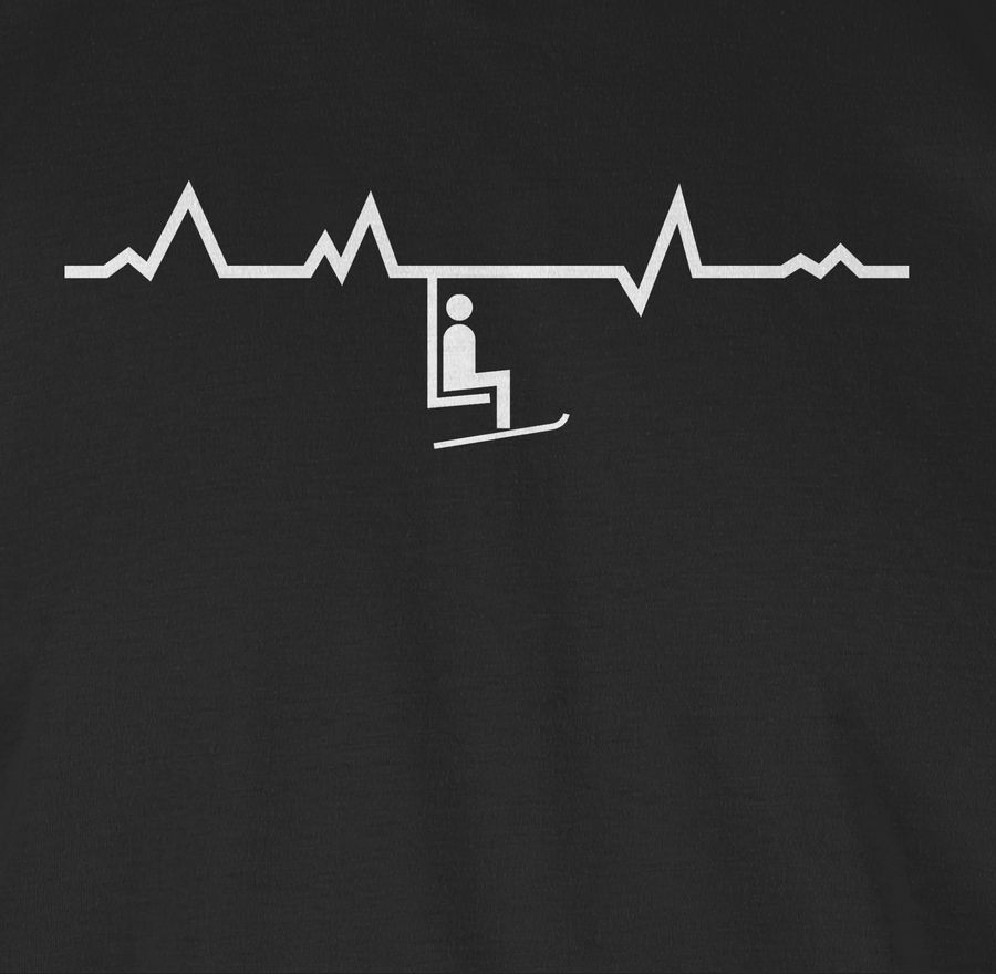 Shirtracer Herzschlag Ski Lift Shirts & Mehr Shirtracer