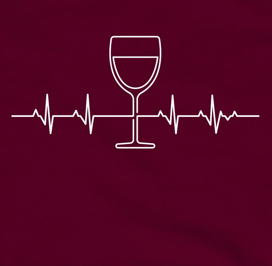 Shirtracer Herzschlag Wein: Tshirt Gym Bag Shirtracer