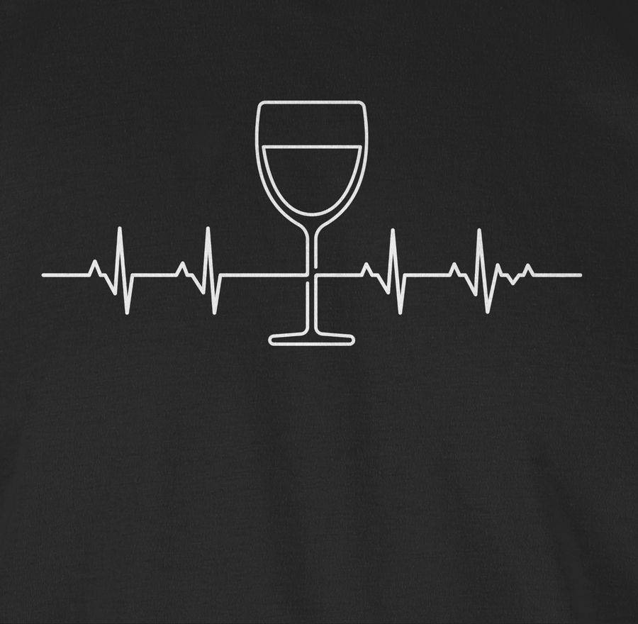 Shirtracer Herzschlag Wein: Tshirt Gym Bag Shirtracer