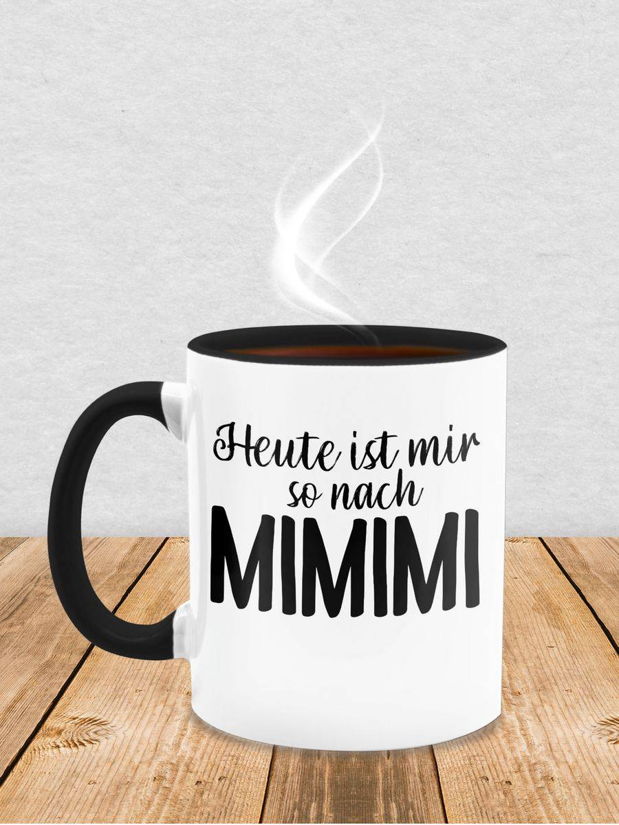 Shirtracer Heute Ist Mir So Nach MIMIMI: Tshirt Gym Bag Shirtracer