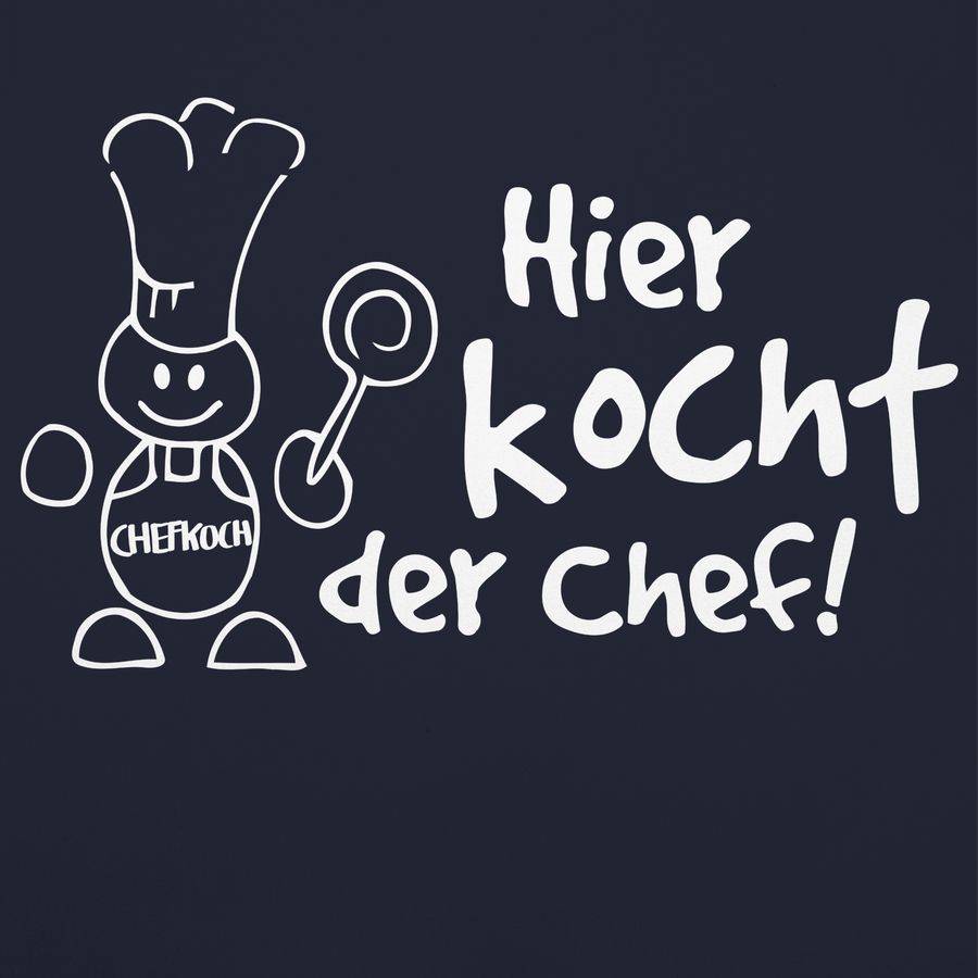Shirtracer Hier Kocht Der Chef: T-Shirt Gym Bag Shirtracer