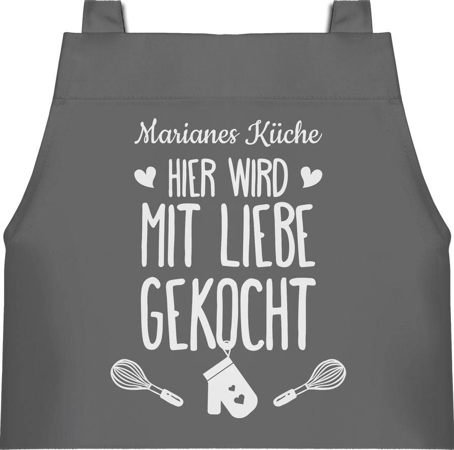 Shirtracer Hier Wird Mit Liebe Gekocht Mit Name Shirts & Mehr Shirtracer