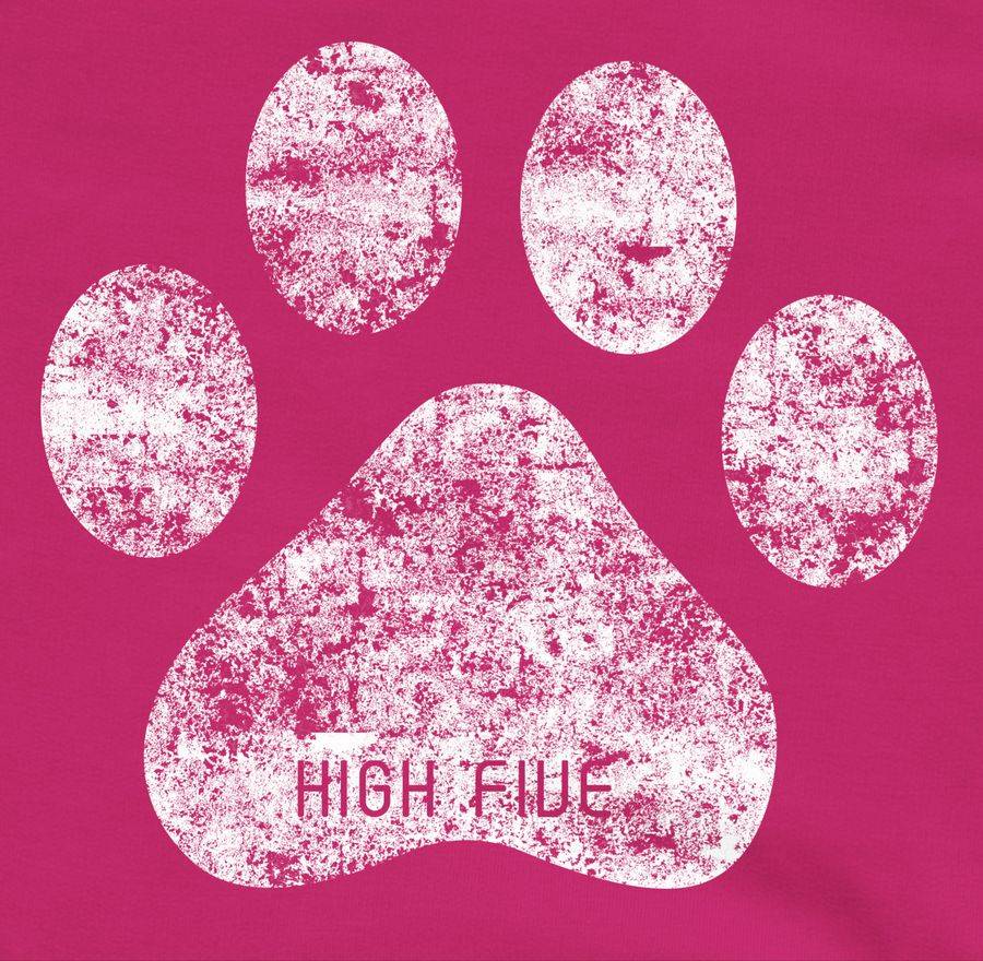 Shirtracer High Five Hunde Pfote: T-Shirt Gym Bag Shirtracer