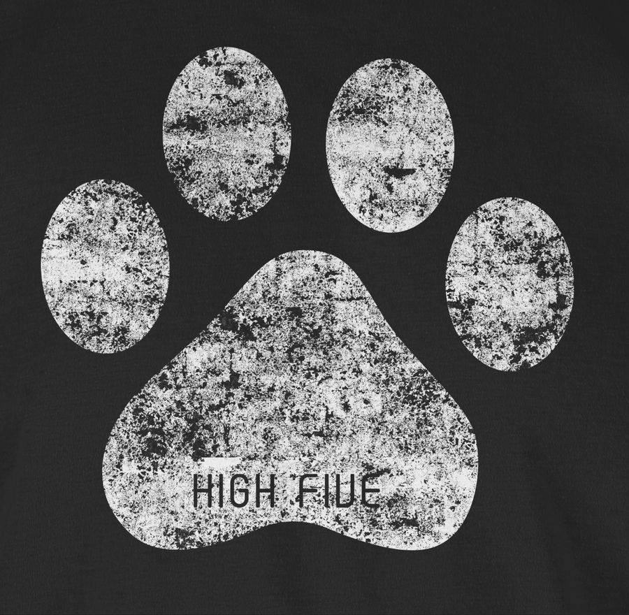 Shirtracer High Five Hunde Pfote: T-Shirt Gym Bag Shirtracer