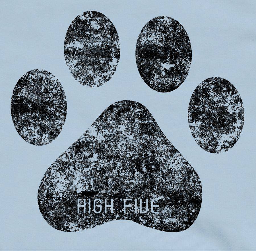 Shirtracer High Five Hunde Pfote: T-Shirt Rucksack Shirtracer
