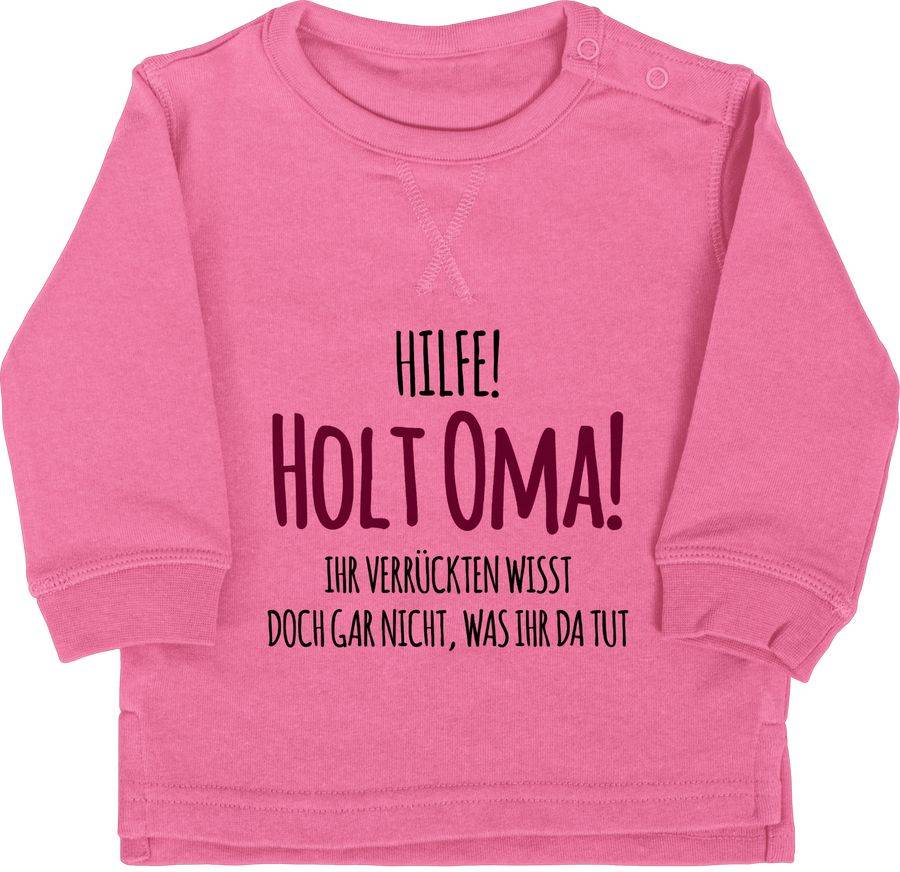 Shirtracer Hilfe Holt Oma - Geschenk Geburt Omi Shirts & Mehr Shirtracer