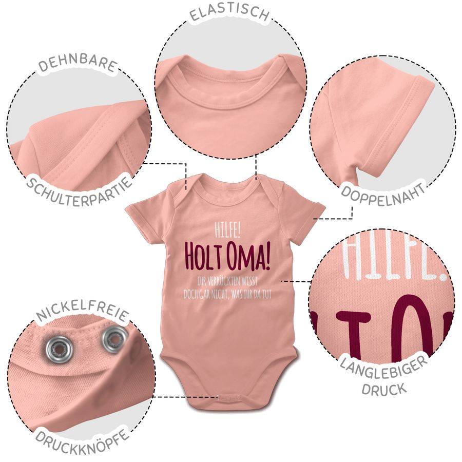 Shirtracer Hilfe Holt Oma - Weiß Shirts & Mehr Shirtracer