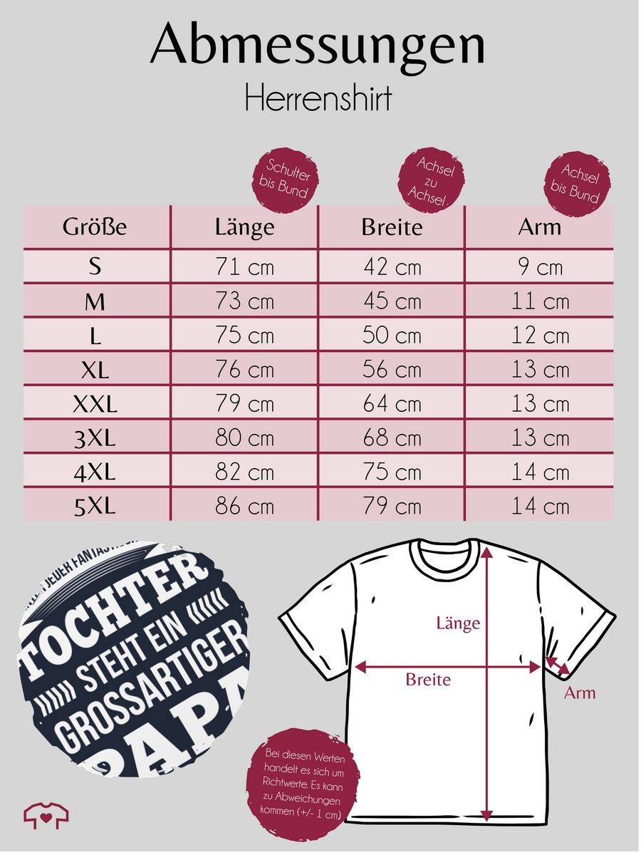 Shirtracer Hinter Jeder Tochter Steht Ein Großartiger Papa Shirts & Mehr Shirtracer