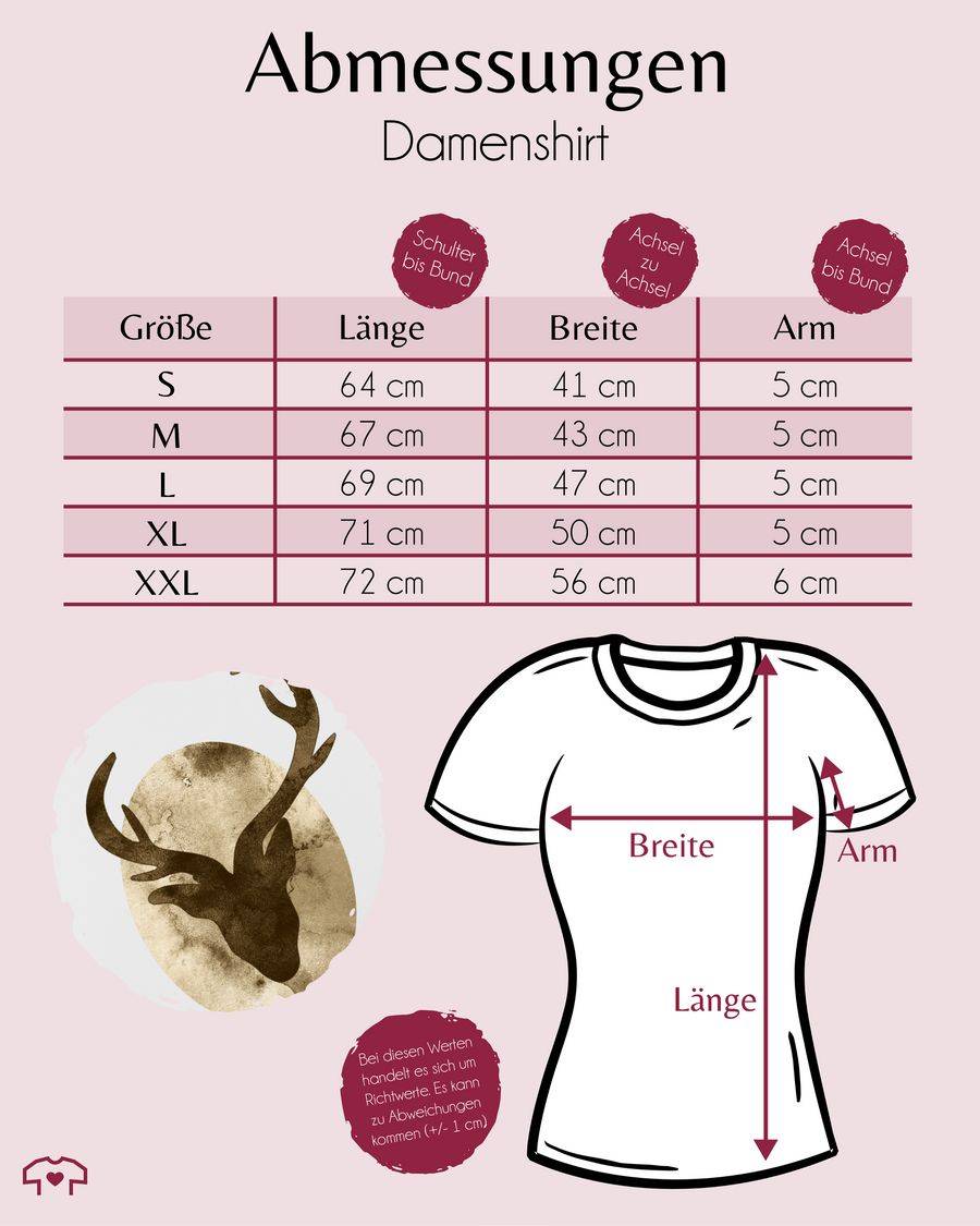 Shirtracer Hirsch - Aquarellsilhouette: T-Shirt Turnbeutel Shirtracer