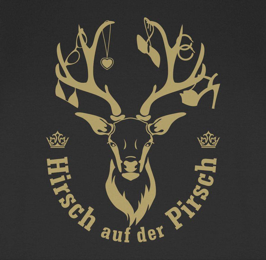 Shirtracer Hirsch Auf Der Pirsch: T-Shirt Turnbeutel Shirtracer