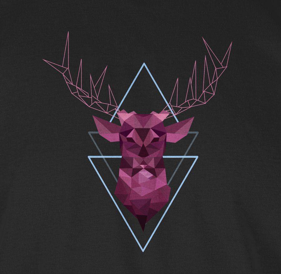 Shirtracer Hirsch Geometrisch Shirts & Mehr Shirtracer
