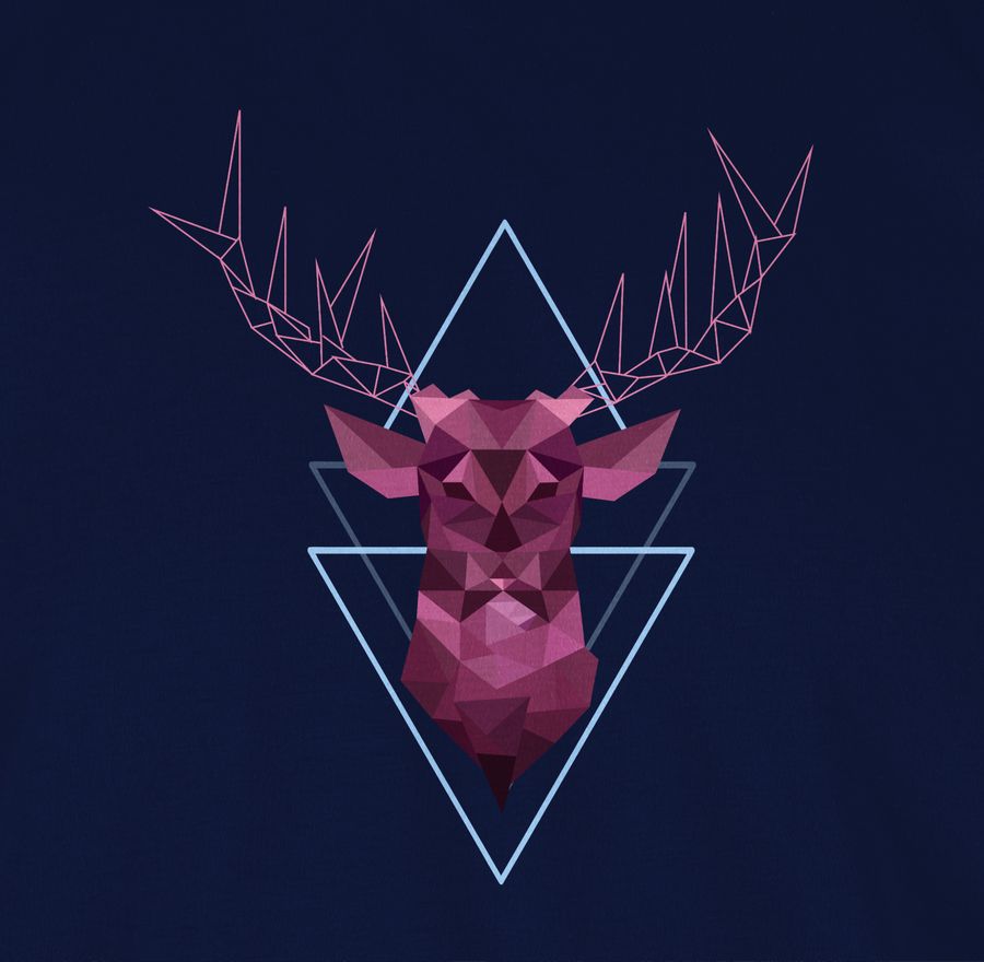 Shirtracer Hirsch Geometrisch Shirts & Mehr Shirtracer