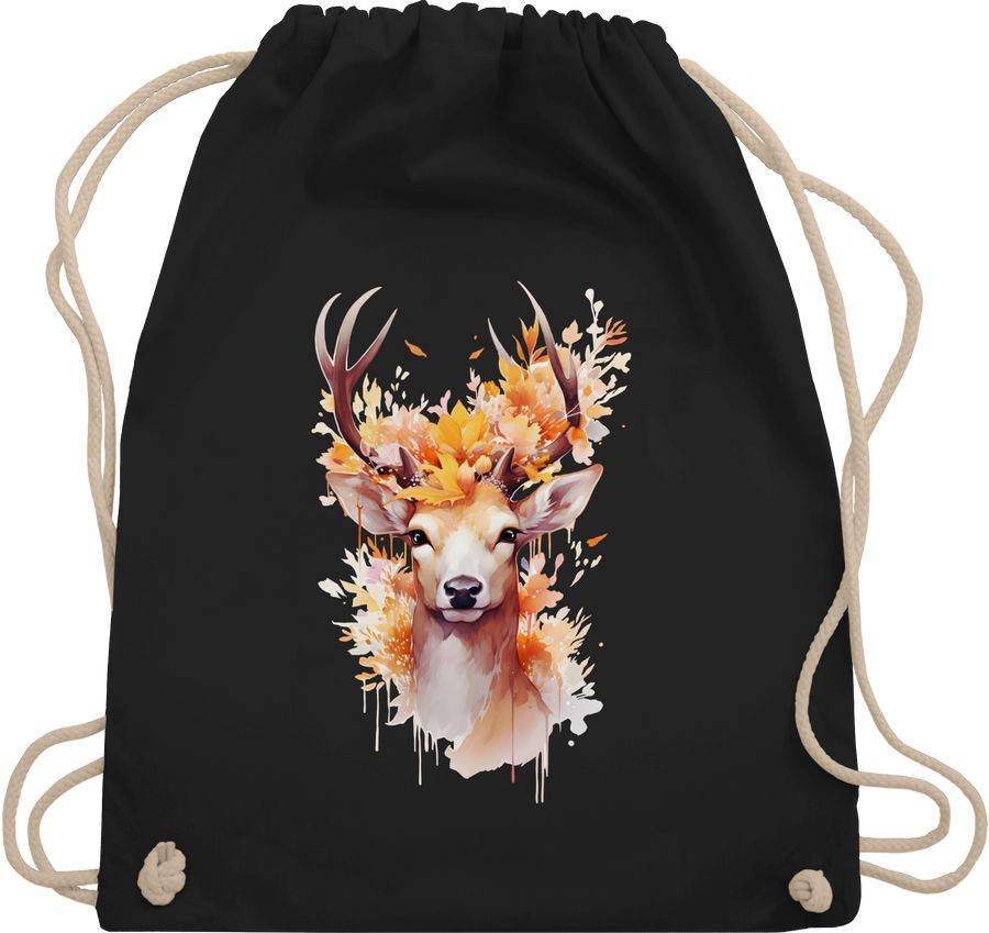 Shirtracer Hirsch Geweih Hirschgeweih Hirschmotiv Geschenk Jäger Jägerin Jagd Shirts & Me Shirtracer