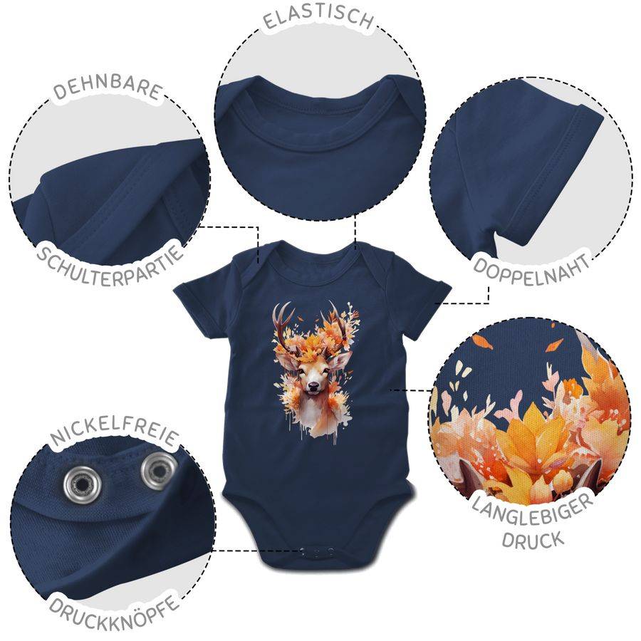 Shirtracer Hirsch Geweih Hirschgeweih Hirschmotiv Geschenk Jäger Jägerin Jagd Shirts & Me Shirtracer