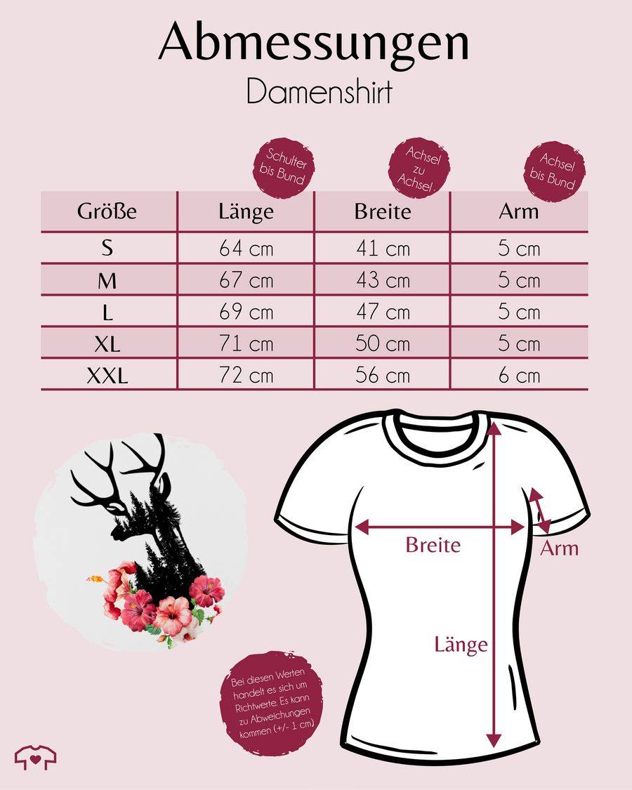 Shirtracer Hirsch Mit Blumen Shirts & Mehr Shirtracer