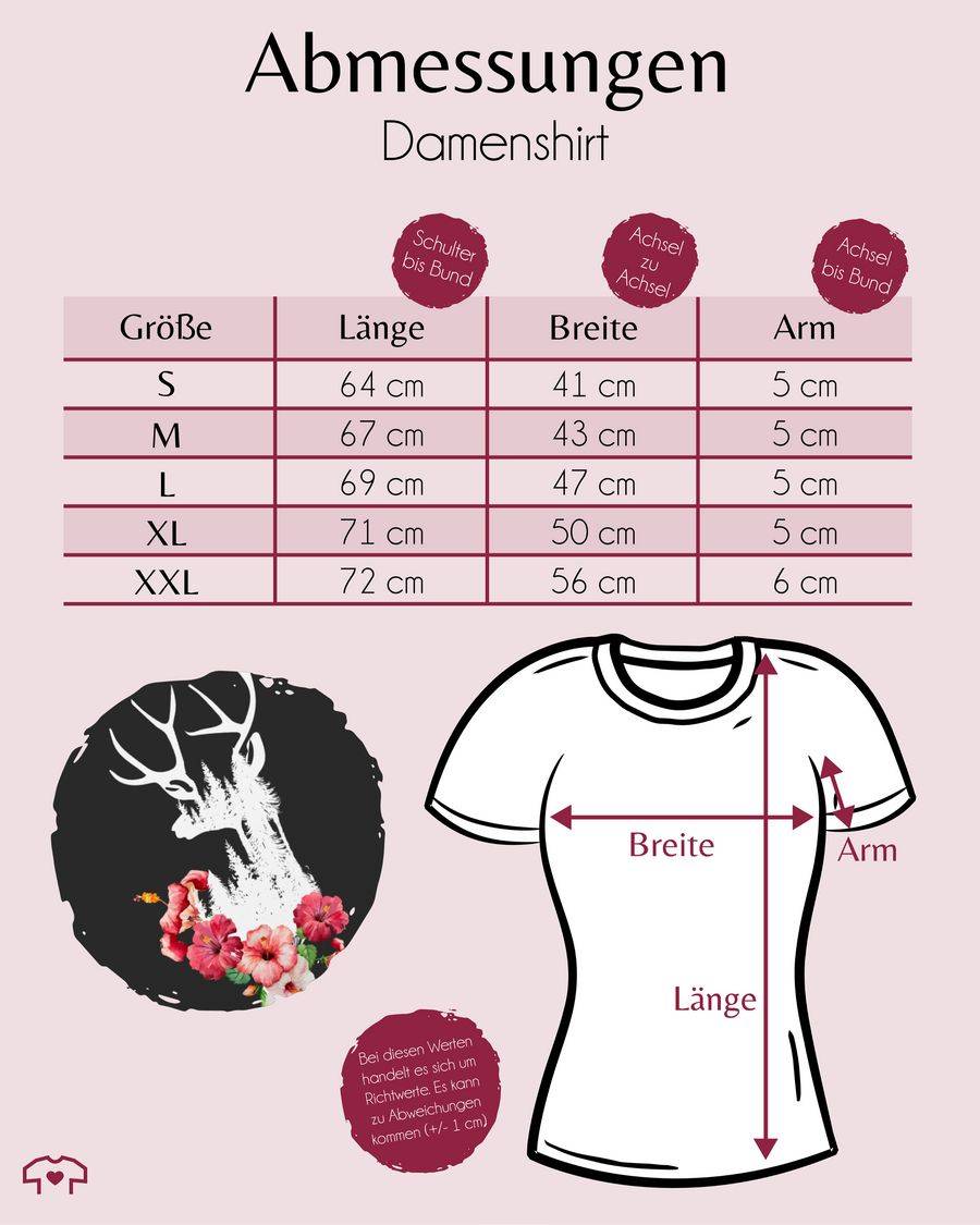 Shirtracer Hirsch Mit Blumen Weiß: Tshirt Rucksack Shirtracer