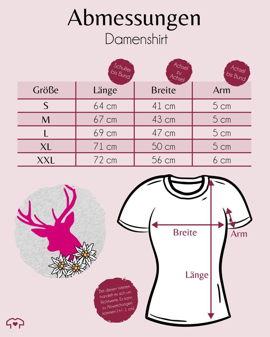 Shirtracer Hirsch Mit Edelweiß: T-Shirt Rucksack Shirtracer