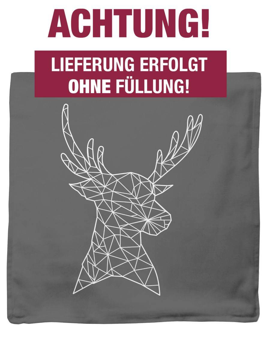 Shirtracer Hirsch - Polygone - Weiß: T-Shirt Rucksack Shirtracer