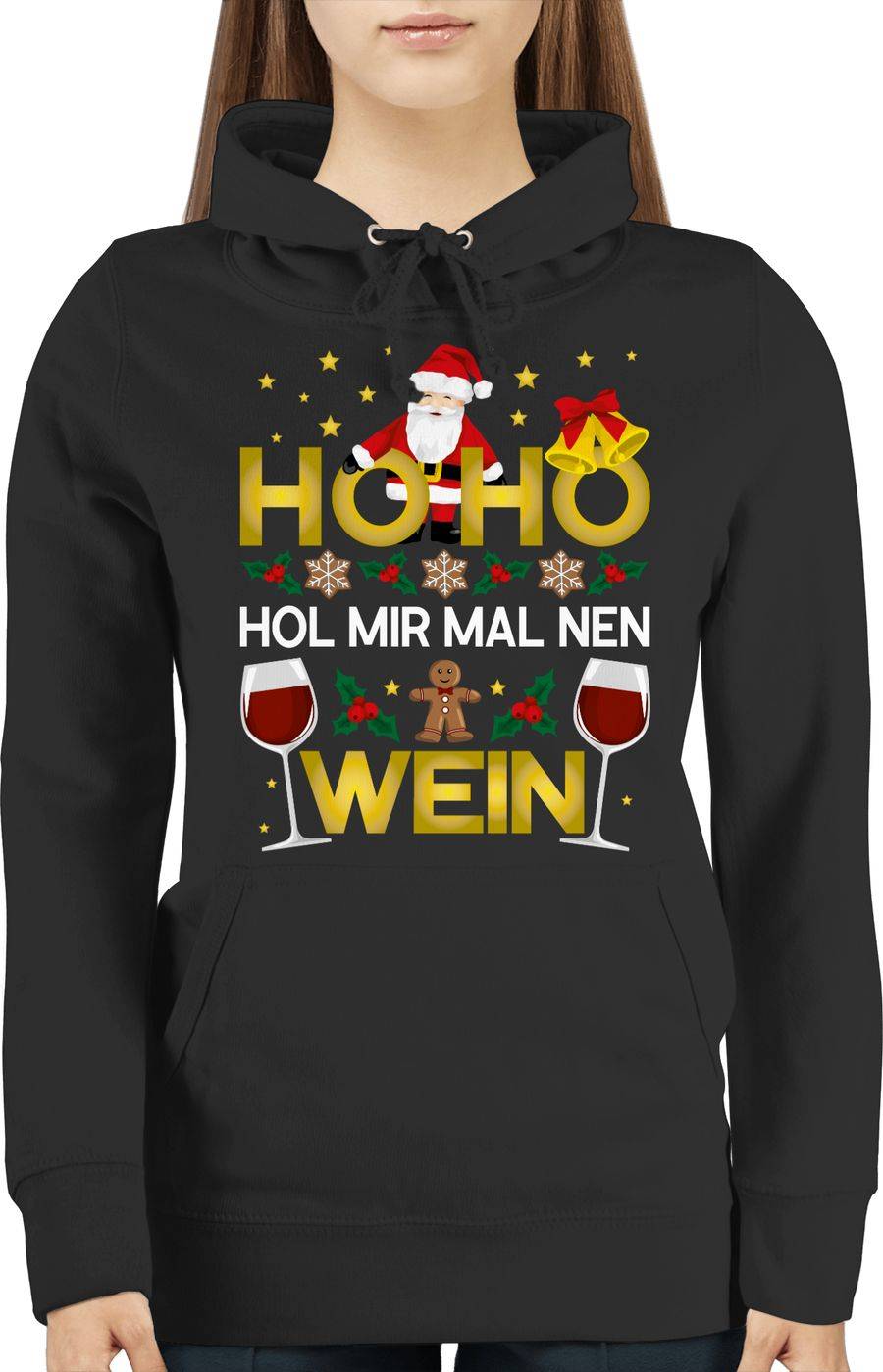 Shirtracer Ho Ho Hol Mir Mal Nen Wein - Weiß Shirts & Mehr Shirtracer