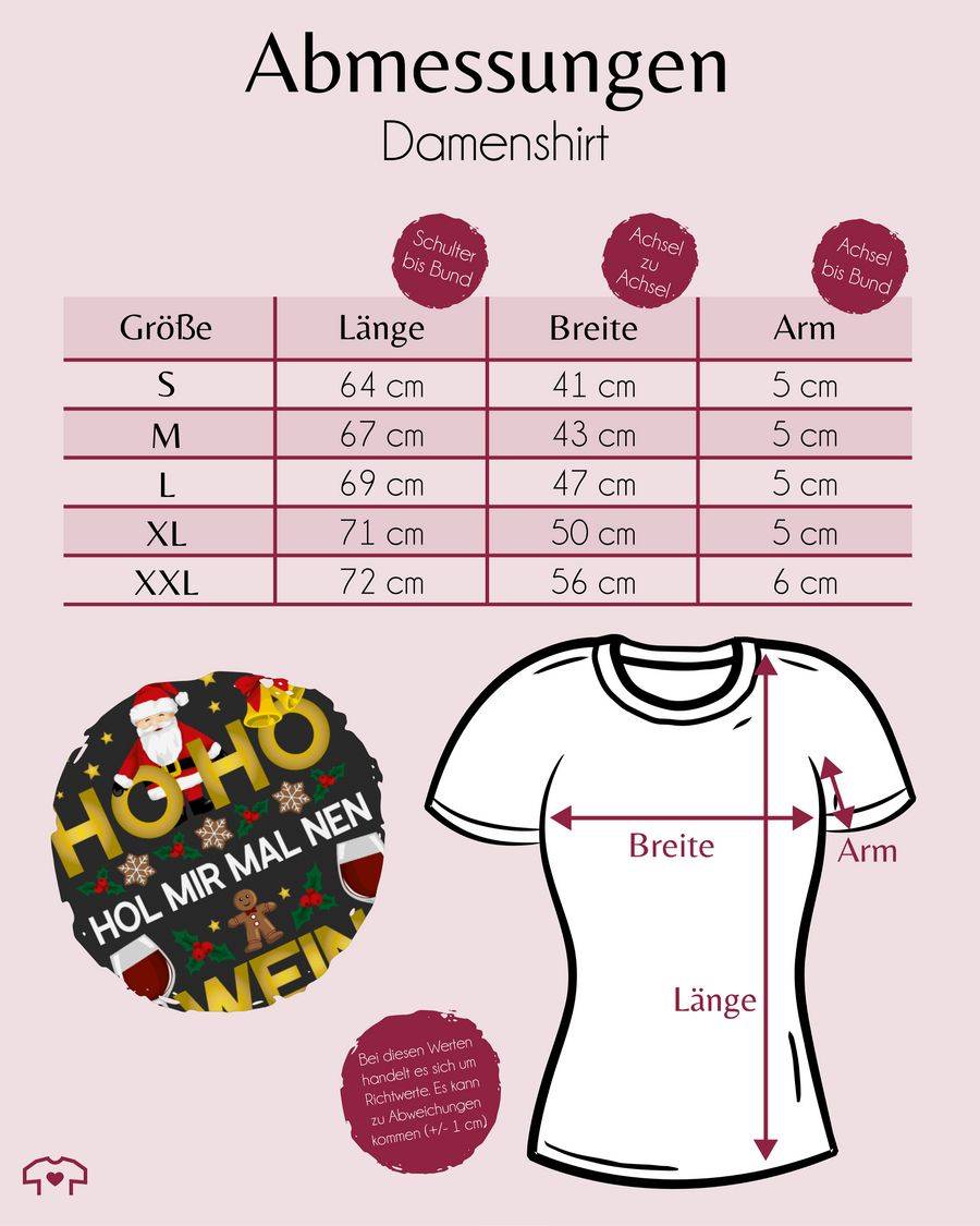 Shirtracer Ho Ho Hol Mir Mal Nen Wein - Weiß Shirts & Mehr Shirtracer