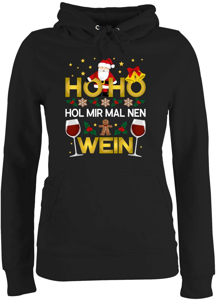 Shirtracer Ho Ho Hol mir mal nen Wein - weiß Shirts & Mehr Shirtracer
