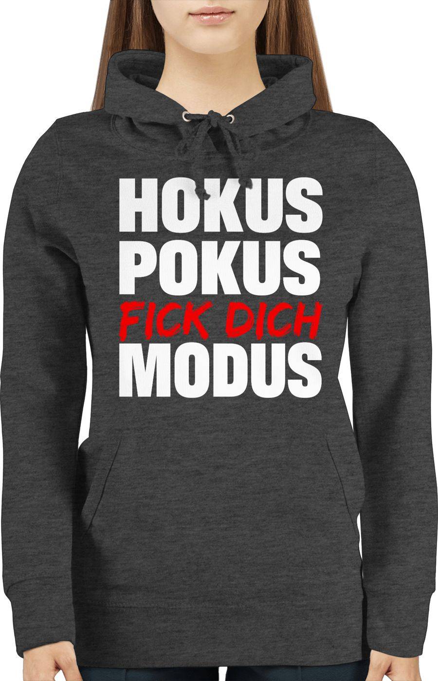 Shirtracer Hokus Pokus Fick Dich Modus Rot/Weiss Shirts & Mehr Shirtracer