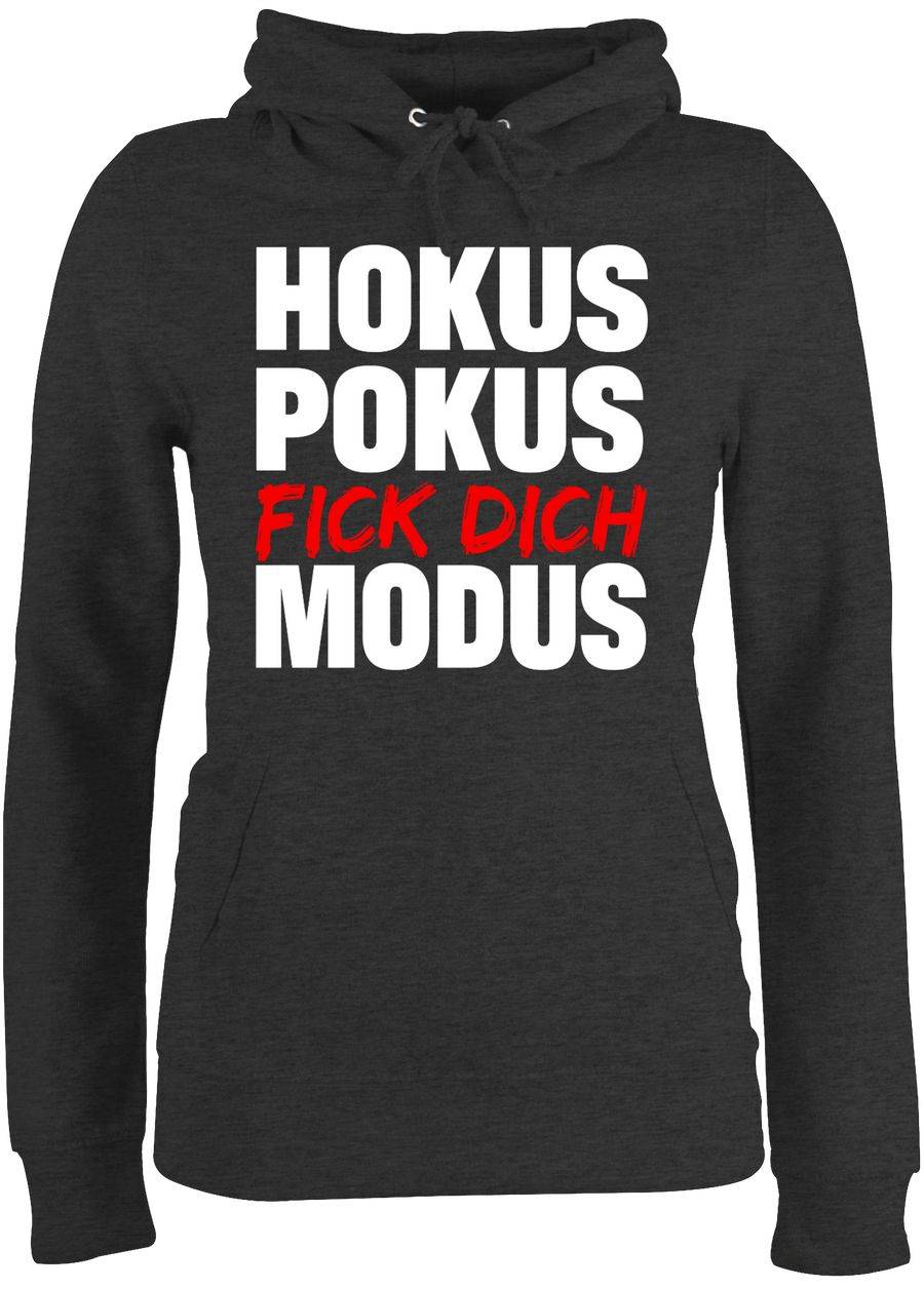 Shirtracer Hokus Pokus Fick dich Modus Rot/Weiss Shirts & Mehr Shirtracer