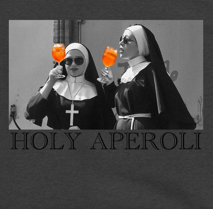 Shirtracer Holy Aperol Holy Aperoli Holy Spritz Mädelsabend Ladies Night Shirtracer