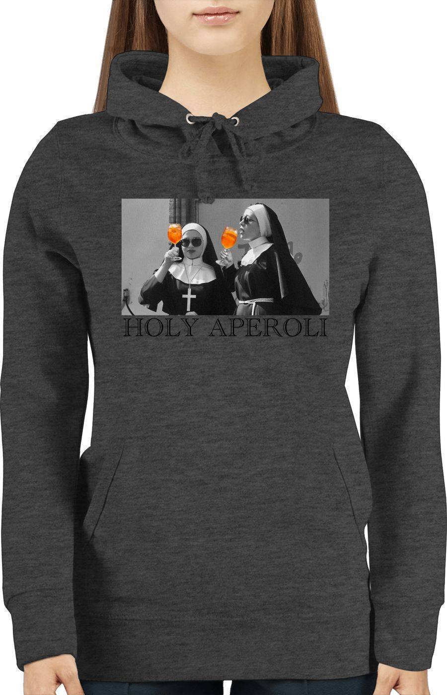 Shirtracer Holy Aperol Holy Aperoli Holy Spritz Mädelsabend Ladies Night Shirtracer