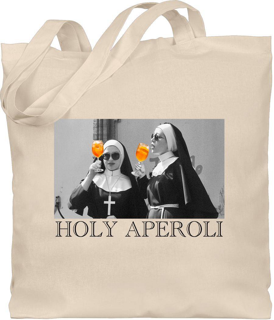 Shirtracer Holy Aperol Holy Aperoli Holy Spritz Mädelsabend Ladies Night Shirtracer