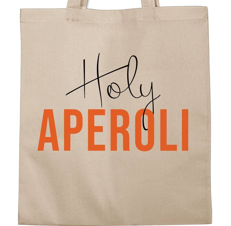 Shirtracer Holy Aperoli Aperol Spritz Aperoly: T-Shirt Rucksack Shirtracer