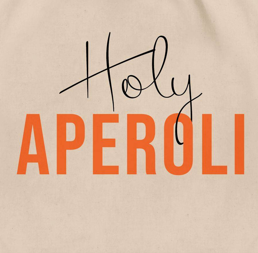 Shirtracer Holy Aperoli Aperol Spritz Aperoly: T-Shirt Rucksack Shirtracer