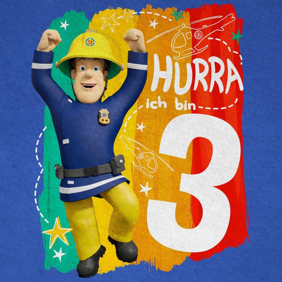 Shirtracer Hurra Ich Bin Drei - Sam Shirts & Mehr Shirtracer