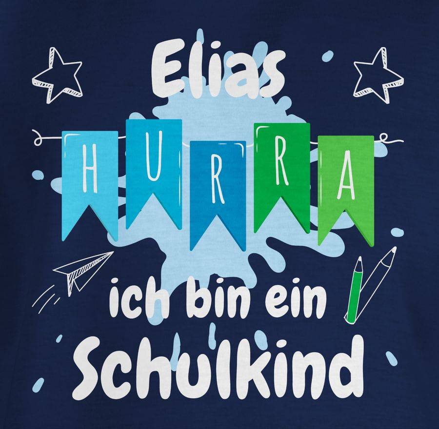 Shirtracer Hurra Ich Bin Ein Schulkind Shirts & Mehr Shirtracer